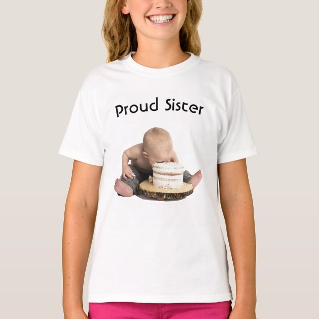 Proud Sister Humour T-Shirt (Front)