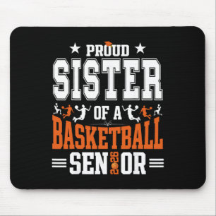 Proud Sister Of A 2026 Senior Sketll Graduation Mouse Mat