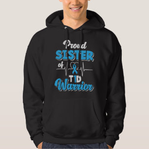 Proud Sister Of A T1D Warrior Diabetic Diabetes Aw Hoodie