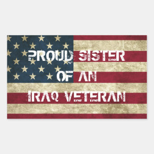 Proud Sister of an Iraq Veteran Sticker