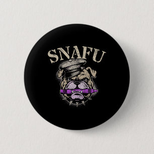 Proud Snafu I Eat Crayons Corp Team Military Jarhe 6 Cm Round Badge