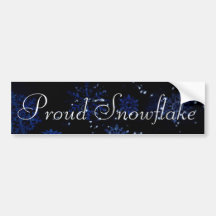 Proud Snowflake Bumper Sticker