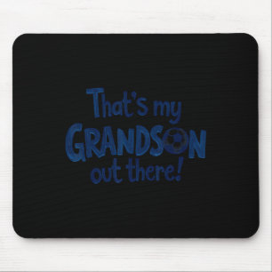 Proud Soccer Grandma Grandpa That's My Grandson Ou Mouse Mat