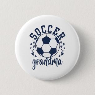 Proud Soccer Grandma Mother's Day 6 Cm Round Badge
