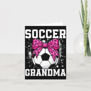 Proud soccer grandma soccer lover mother's day  card