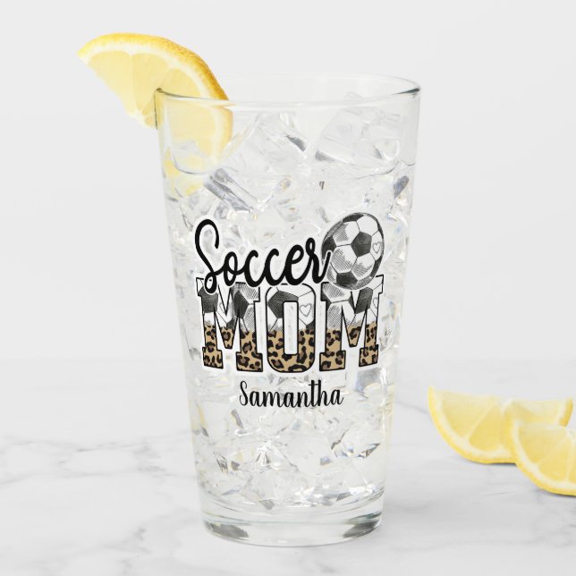 Proud Soccer Mum – Sideline Champion Glass (Front Ice)