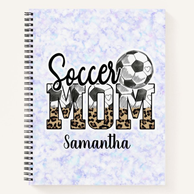 Proud Soccer Mum – Sideline Champion Notebook (Front)