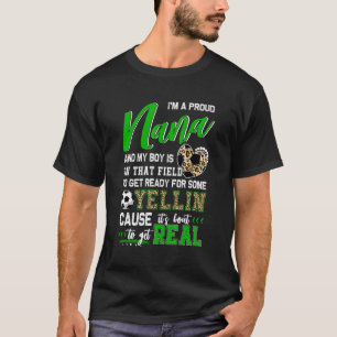 Proud Soccer Nana Soccer Family Matching T-Shirt