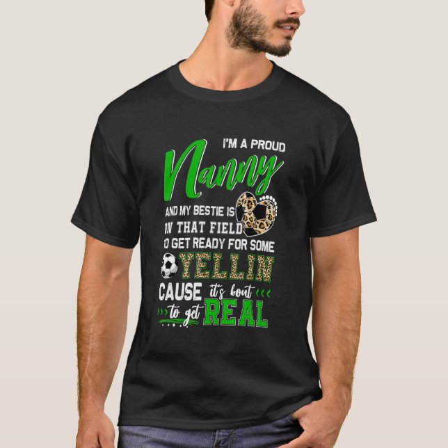 Proud Soccer Nanny Soccer Family Matching 2 T-Shirt (Front)