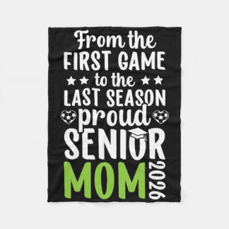 Proud Soccer Senior Mom 2026 Soccer Senior Mama 20 Fleece Blanket