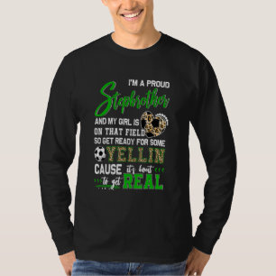 Proud Soccer Stepbrother Soccer Family Matching T-Shirt