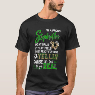 Proud Soccer Stepbrother Soccer Family Matching T-Shirt