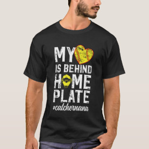 Proud Softball Catcher Nana of A Softball Catcher T-Shirt