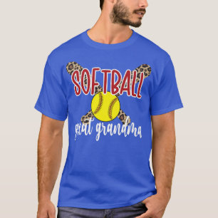 Proud Softball Great Grandma Of A Softball Player T-Shirt