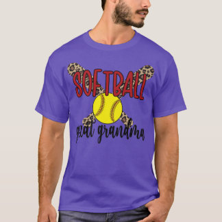 Proud Softball Great Grandma Of A Softball Player  T-Shirt