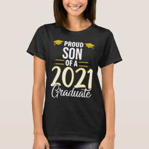 Proud Son Of A 2021 Graduate Graduation Clothes MB T-Shirt