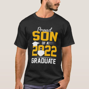 Proud Son Of A 2022 Graduate Senior Face Mask T-Shirt