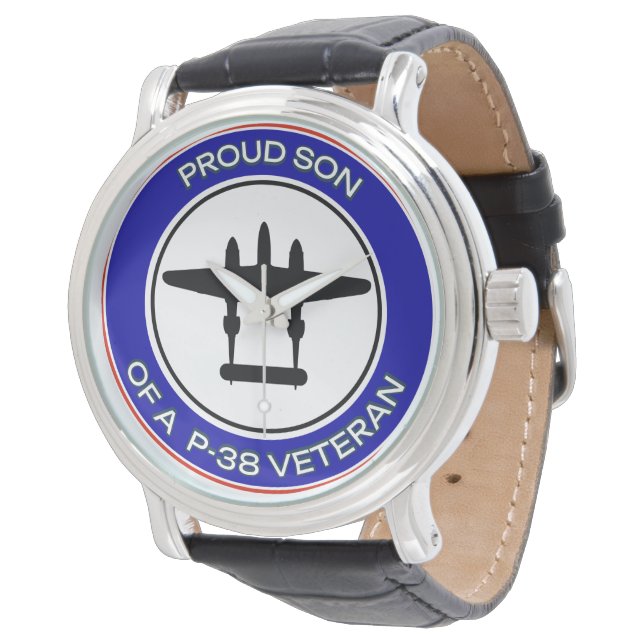 Proud Son of a P-38 Veteran Watch (Angled)