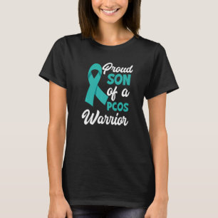 Proud Son Of A PCOS Warrior PCOS Awareness T-Shirt