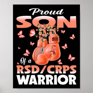 Proud Son Of A Rsd Crps Warrior Awareness Boxing G Poster