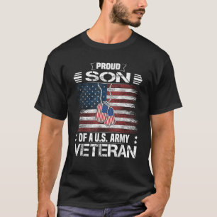 Proud Son Of A US Army Veteran Day Family Matching T-Shirt