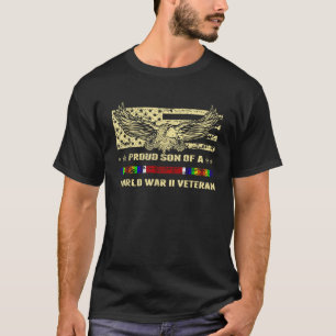Proud Son Of A World War 2 Veteran Military Vet s T-Shirt