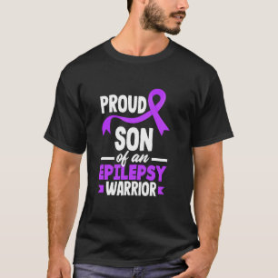 Proud Son Of An Epilepsy Warrior Epilepsy Awarenes T-Shirt