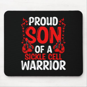 Proud Son Of Sickle Cell Disease Warrior Awareness Mouse Mat