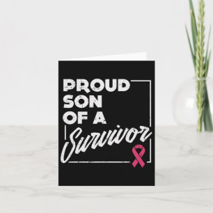 Proud Son Of Survivor Breast Cancer Support Gift Card