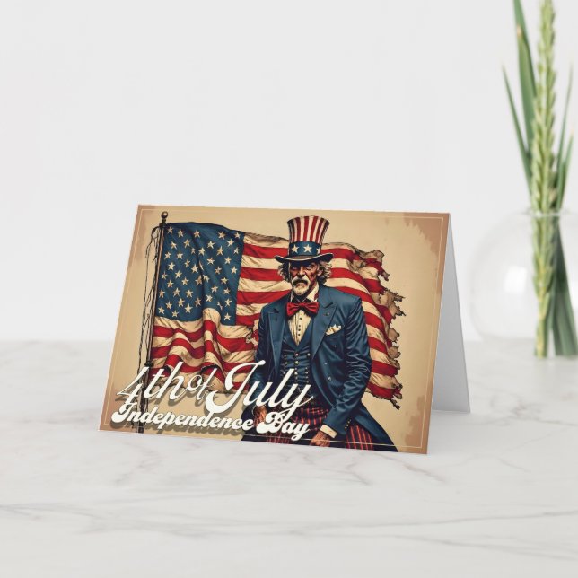 Proud Soul of the 4th of July Card (Front)