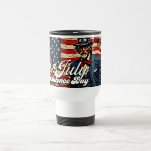Proud Soul of the 4th of July Travel Mug