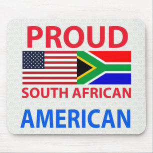 Proud South African American Mouse Mat