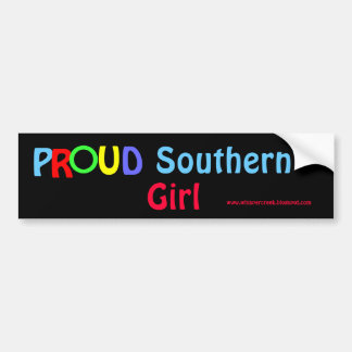 Proud Southern Girl Bumper Sticker