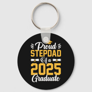 Proud Step Dad Of A Cl Of 2025 Graduate Senior Gra Key Ring