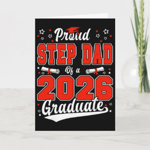 Proud Step Grandma Of 5th Grade Graduate 2026 Fami Card