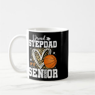 Proud Stepdad Of A 2026 Senior Graduate Sketll Leo Coffee Mug