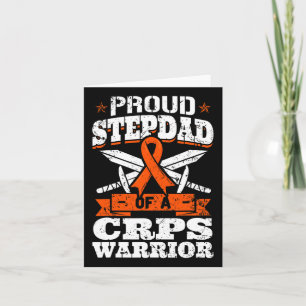 Proud Stepdad Of A Crps Warrior Rsd Awareness Ribb Card