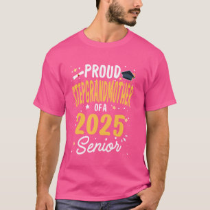 Proud Stepgrandmother Of A Class 2025 Senior Gradu T-Shirt