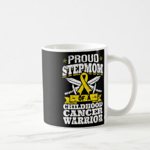 Proud Stepmom Of A Childhood Cancer Warrior Awaren Coffee Mug