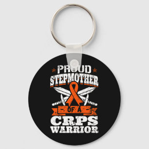 Proud Stepmother Of A Crps Warrior Rsd Awareness R Key Ring