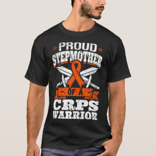 Proud Stepmother Of A Crps Warrior Rsd Awareness R T-Shirt