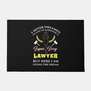 Proud Super Lawyer Lady Doormat