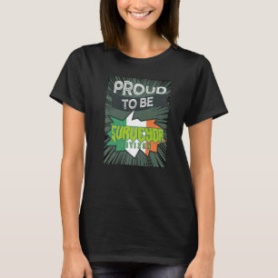 Proud surveyor citizen Profession career worker wo T-Shirt
