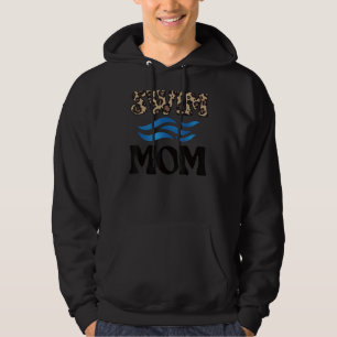 Proud Swim Mum Of A Swimmer Mother Swimming Mum 1 Hoodie