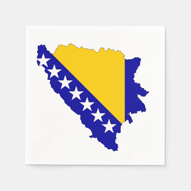 Proud Symbol of Bosnia and Herzegovina – Timeless  Napkin (Front)