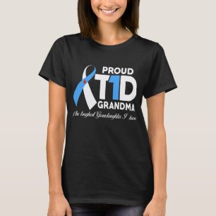 Proud T1d Grandma Of Granddaughter T-Shirt
