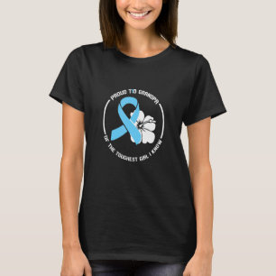 Proud T1d Grandpa Of the Toughest Girl I Know Diab T-Shirt