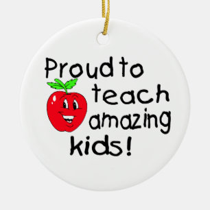 Proud Teacher Ceramic Tree Decoration