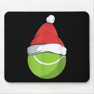 Proud Tennis Santa Hat Christmas Smash Badminton Mouse Mat