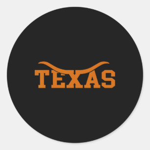 Proud Texas Designs Uni Adults Classic Round Sticker